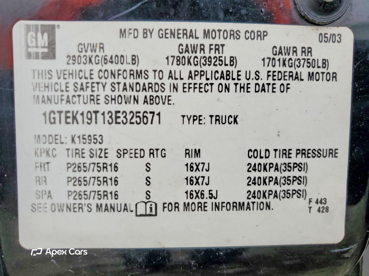 GMC  2003