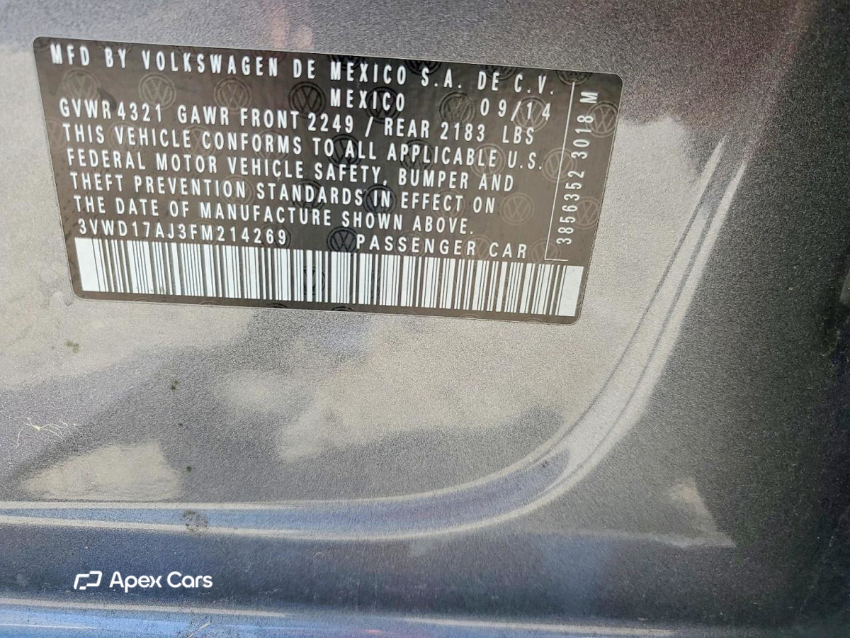 Volkswagen Jetta 2015