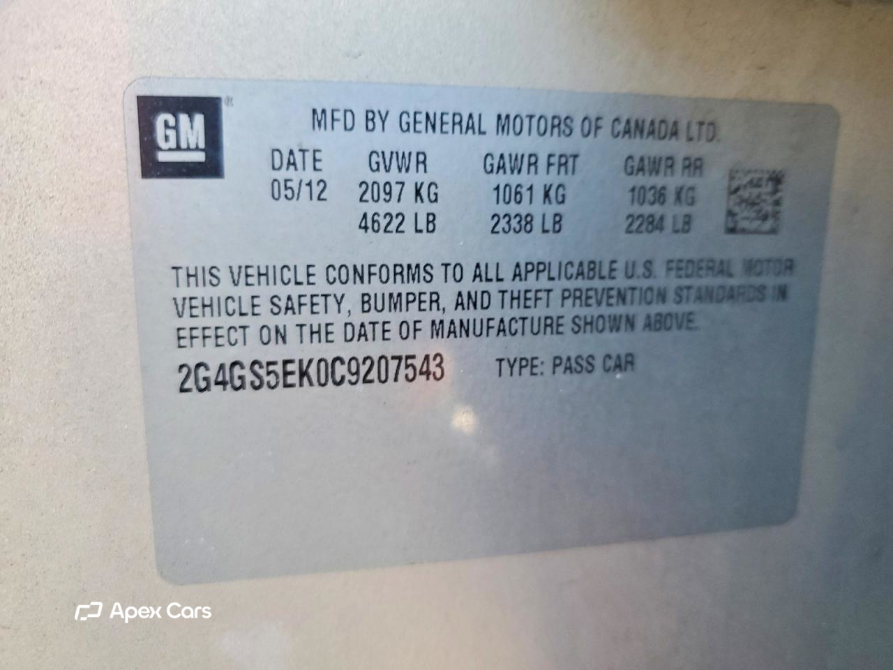 Buick Regal 2012