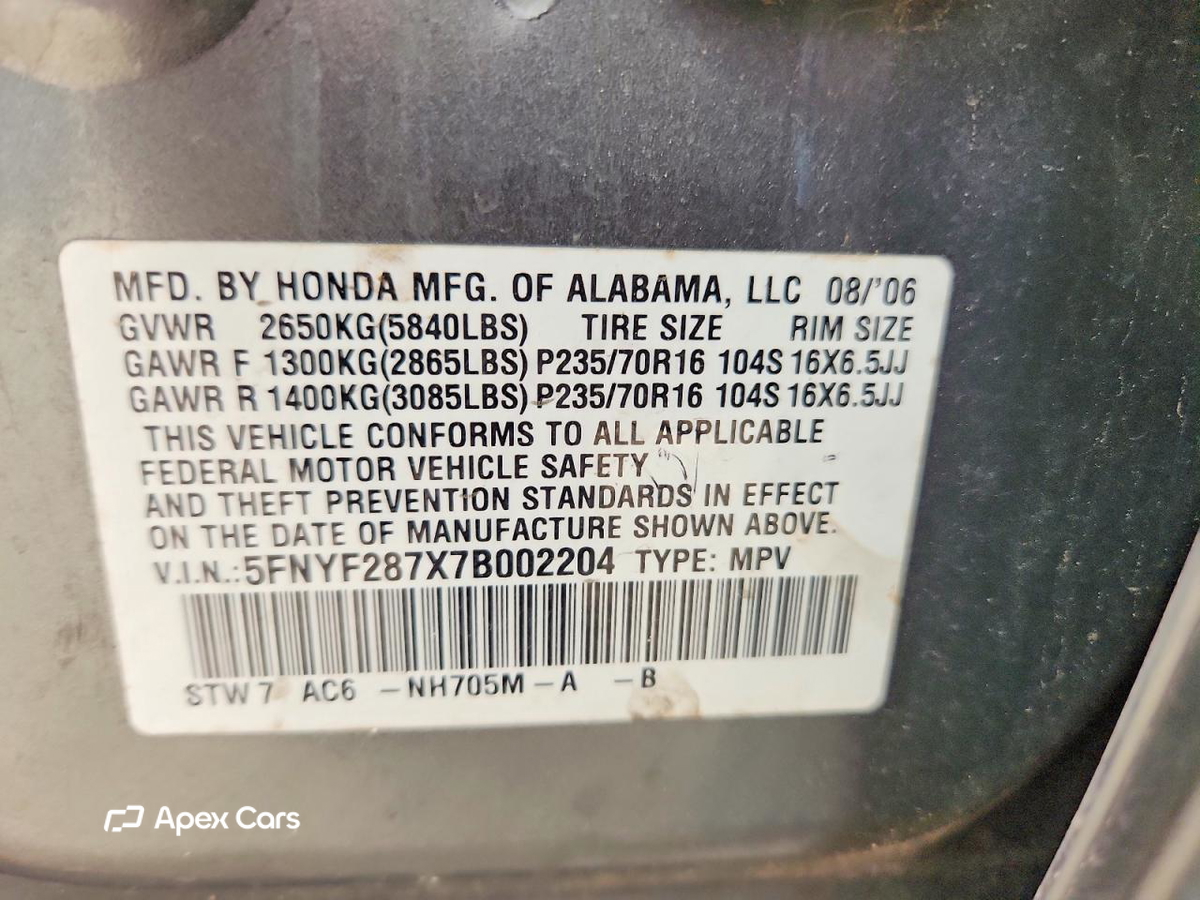 Honda Pilot 2007