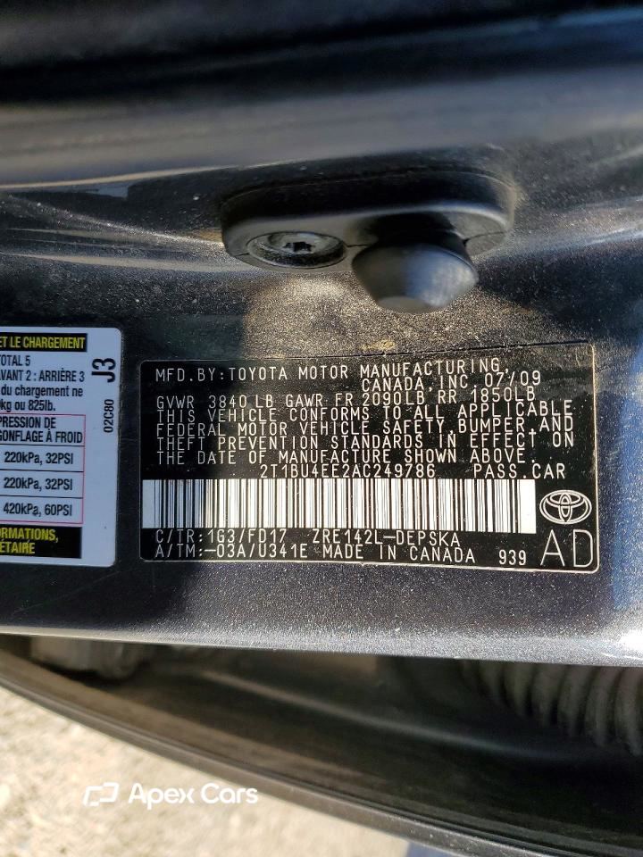 Toyota Corolla 2010