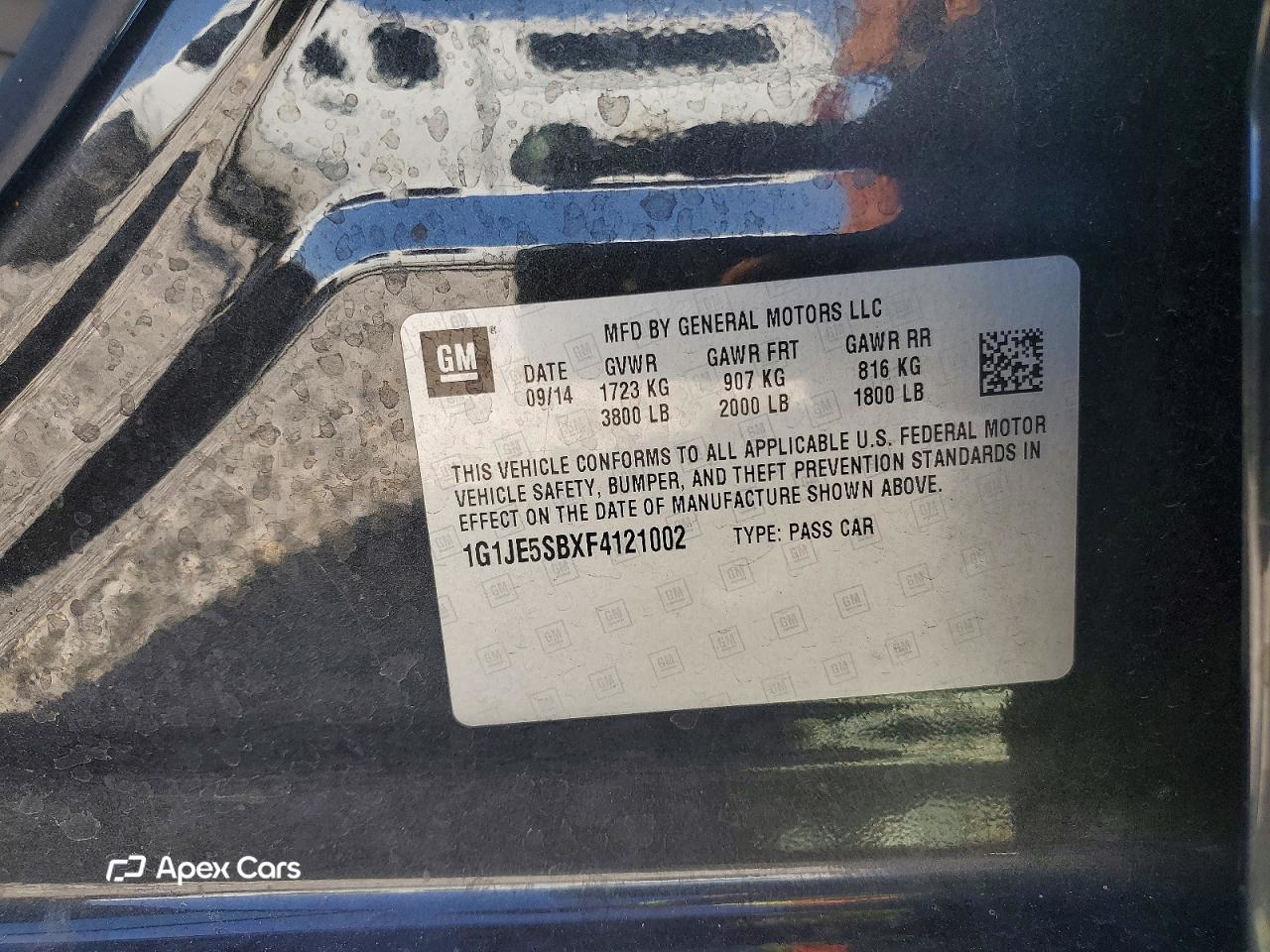 Chevrolet Sonic 2015