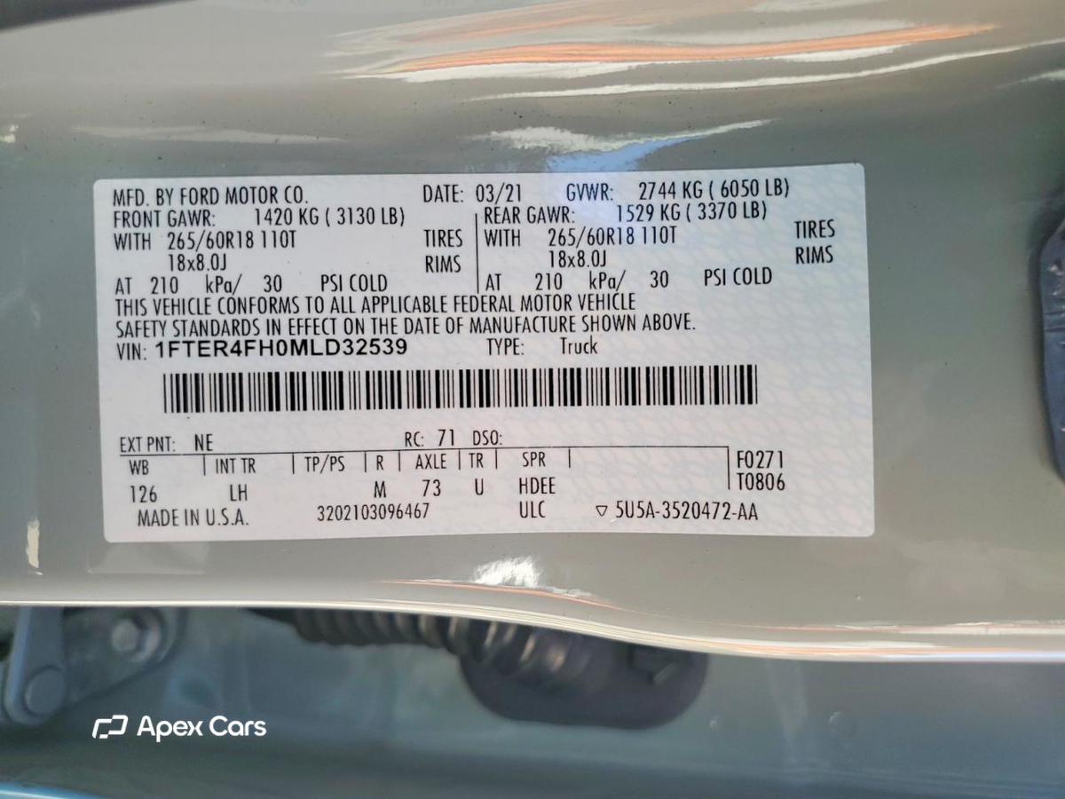 Ford Ranger 2021