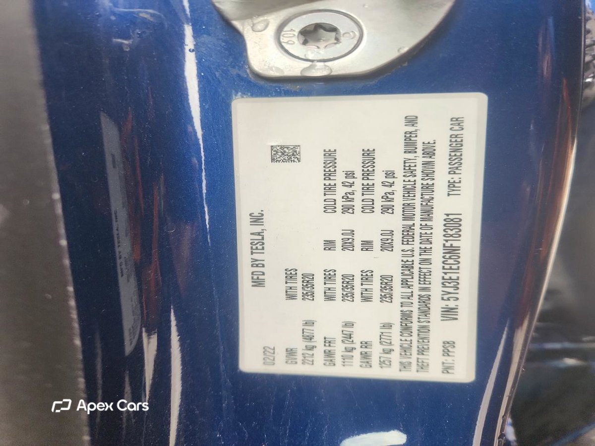 Tesla Model 3 2022