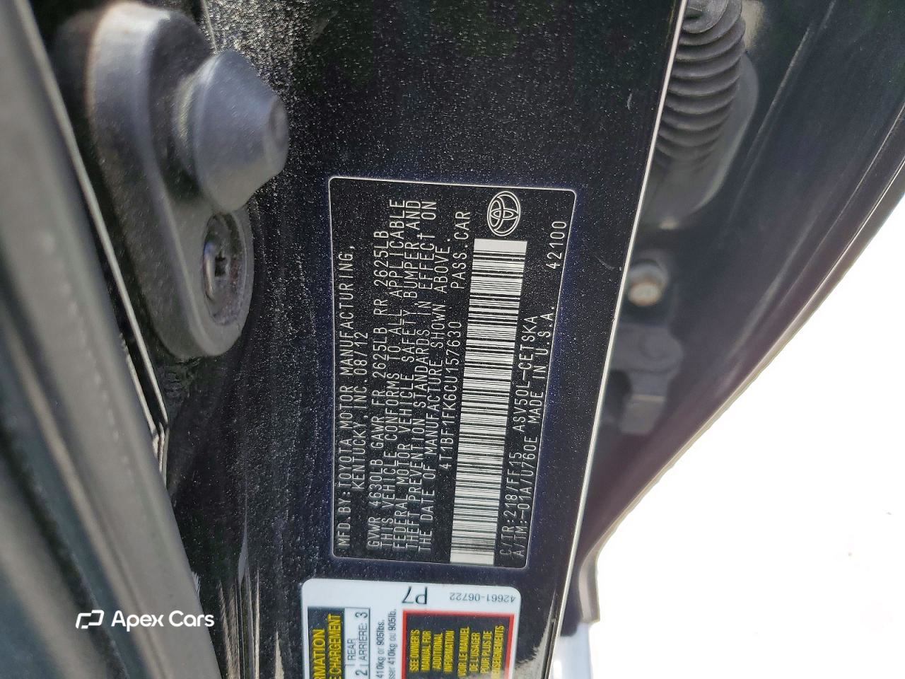 Toyota Camry 2012