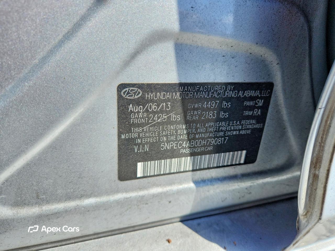 Hyundai Sonata 2013