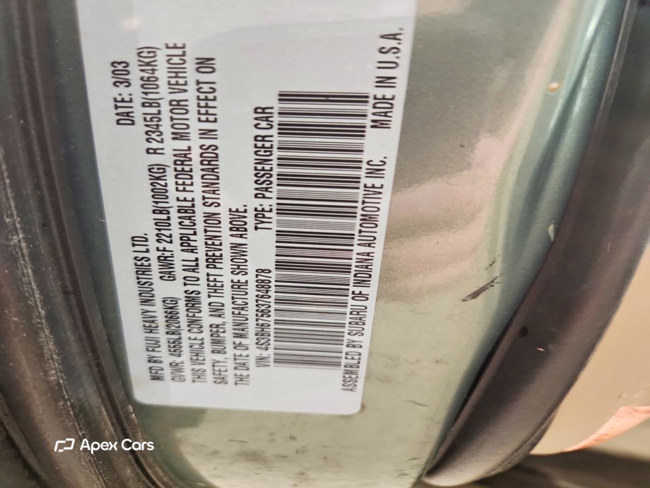 Subaru Legacy 2003