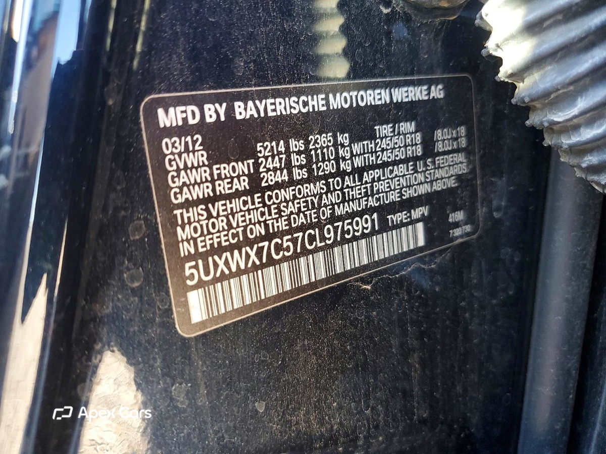 BMW X3 2012