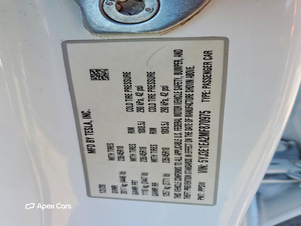 Tesla Model 3 2021