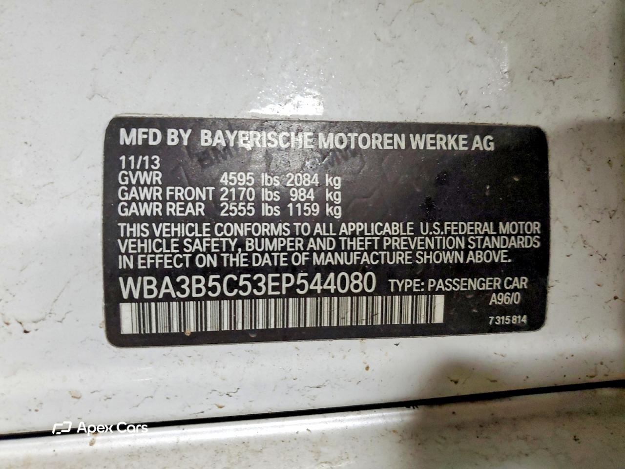 BMW Series 3 2014