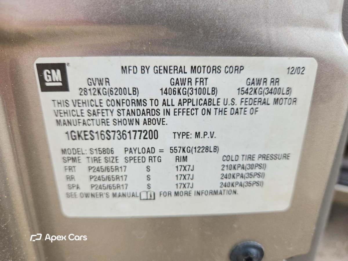 GMC Envoy 2003