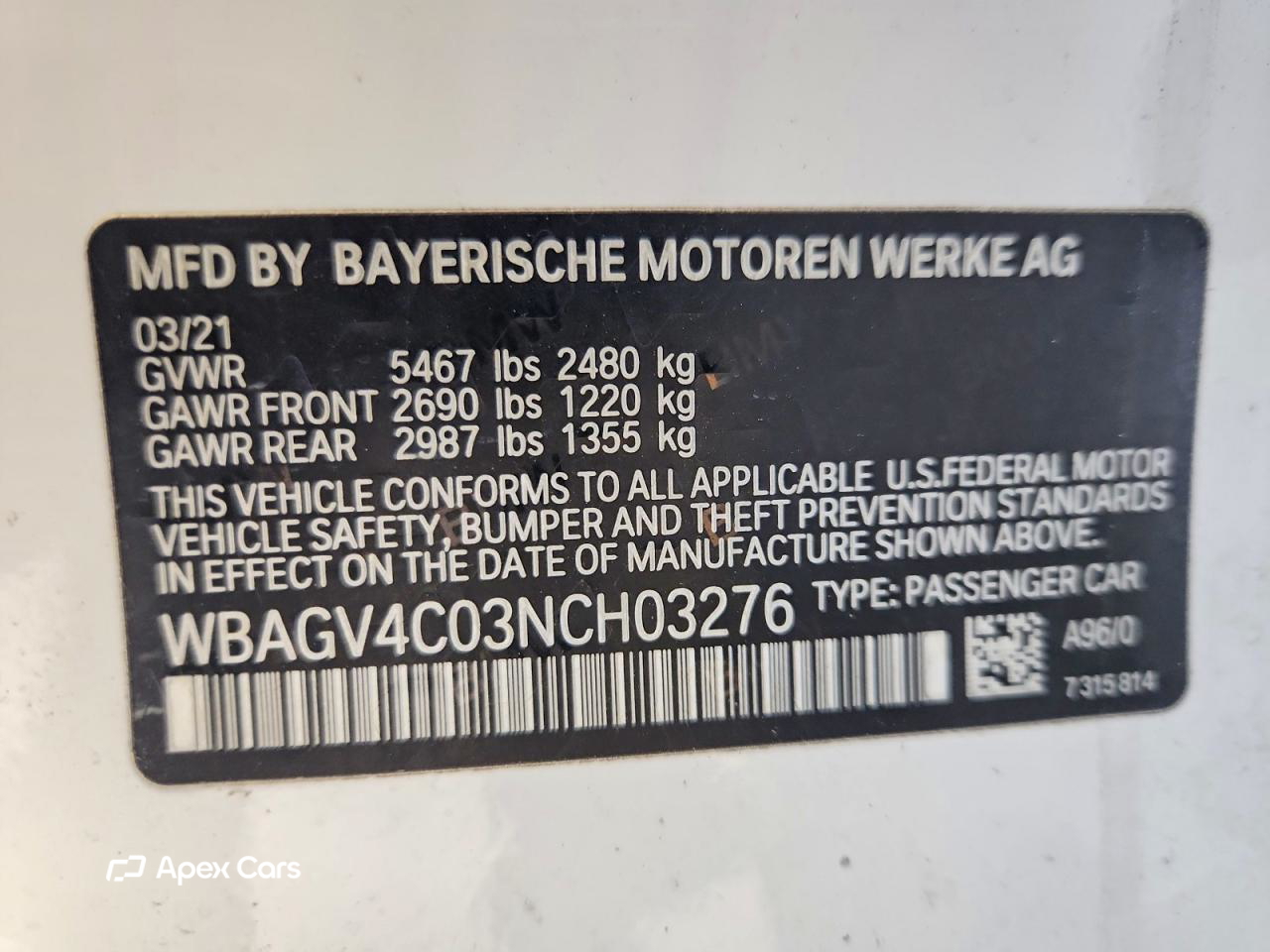 BMW Series 8 2022