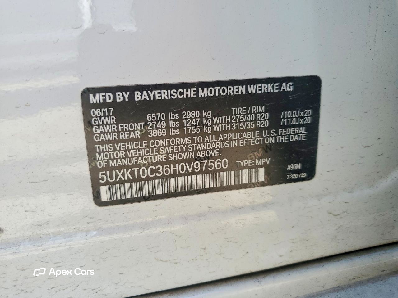 BMW X5 2017