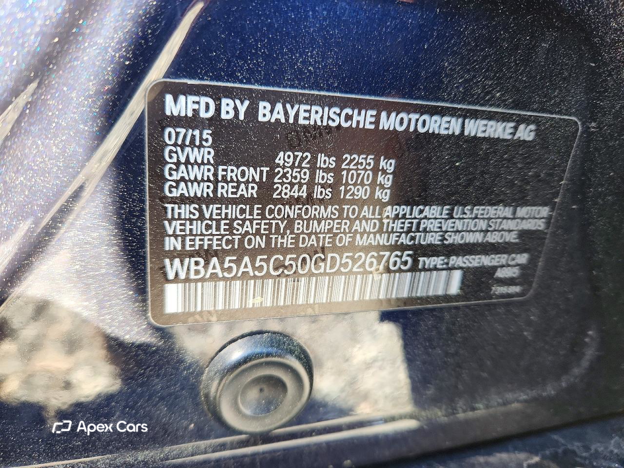 BMW Series 5 2016