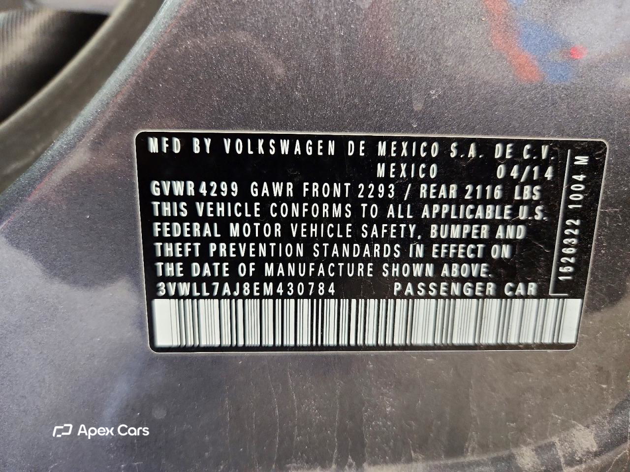 Volkswagen Jetta 2014