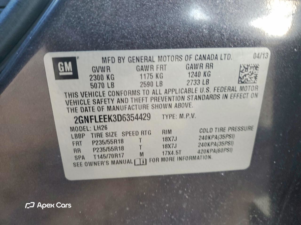 Chevrolet Equinox 2013
