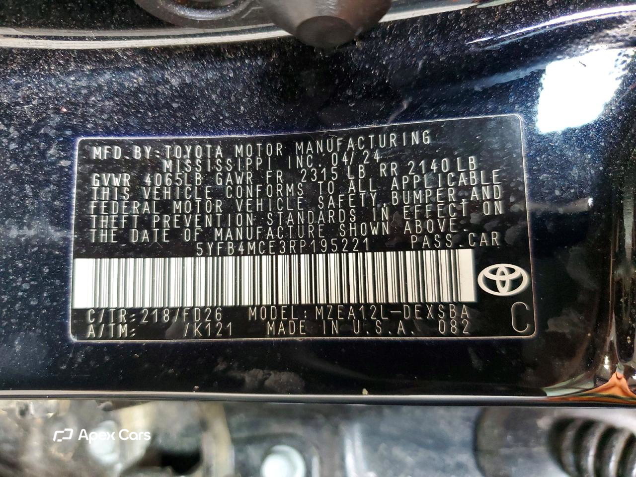 Toyota Corolla 2024
