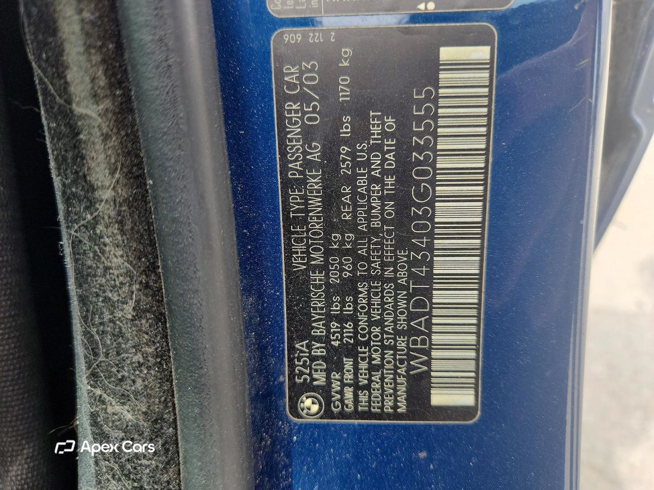 BMW Series 5 2003