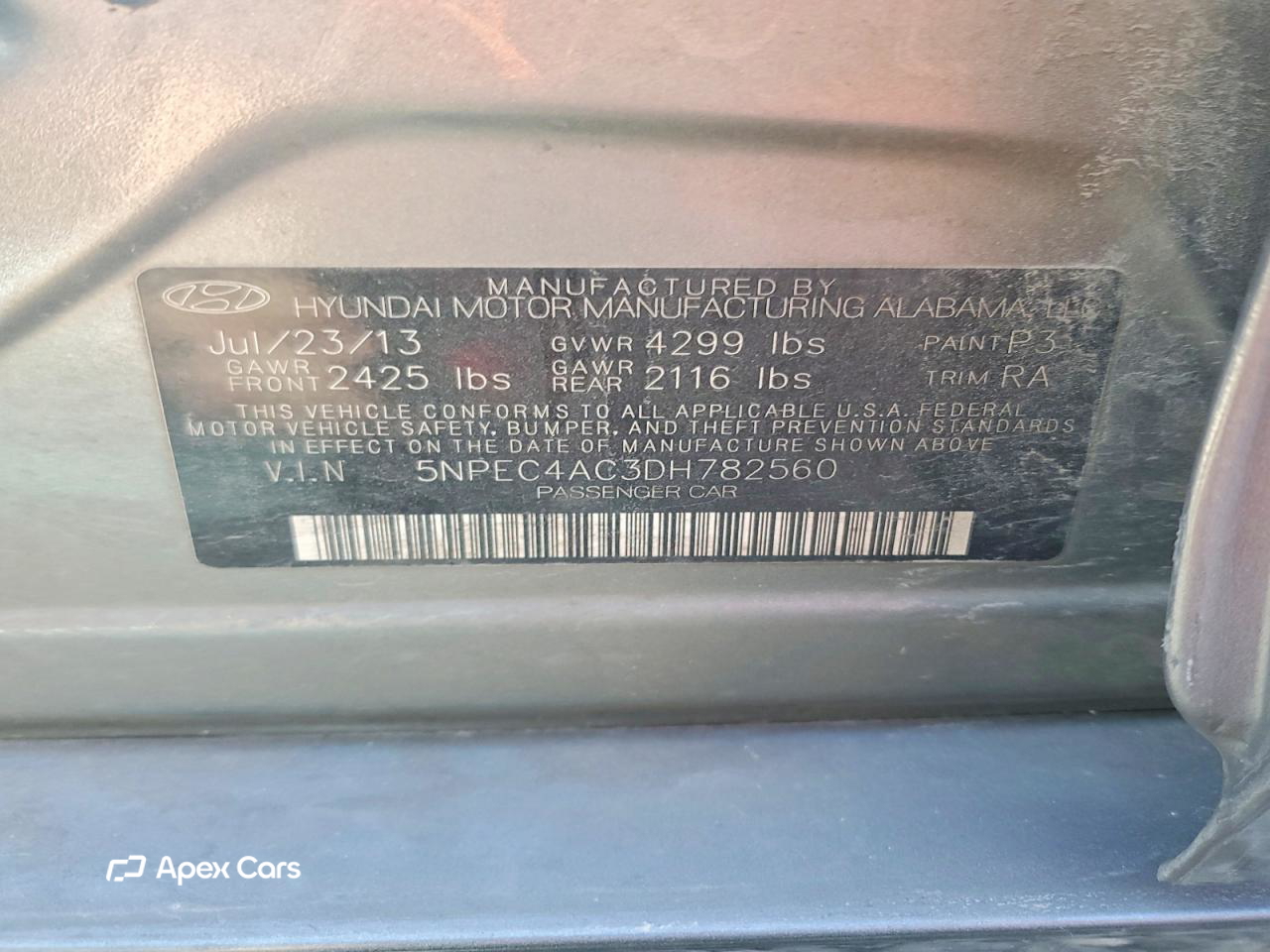 Hyundai Sonata 2013
