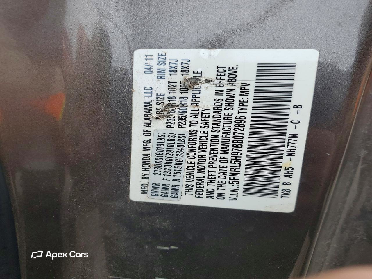 Honda Odyssey 2011