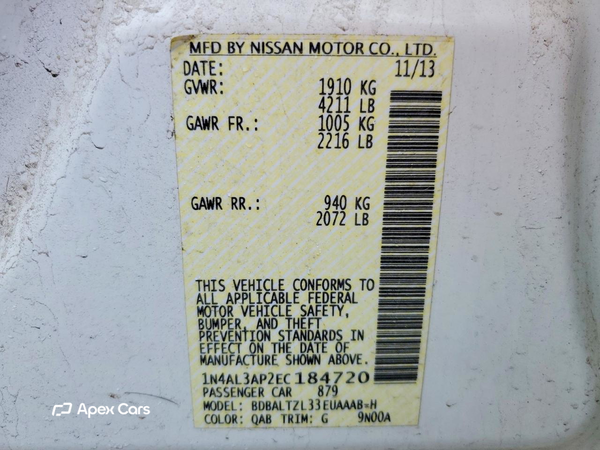 Nissan Altima 2014