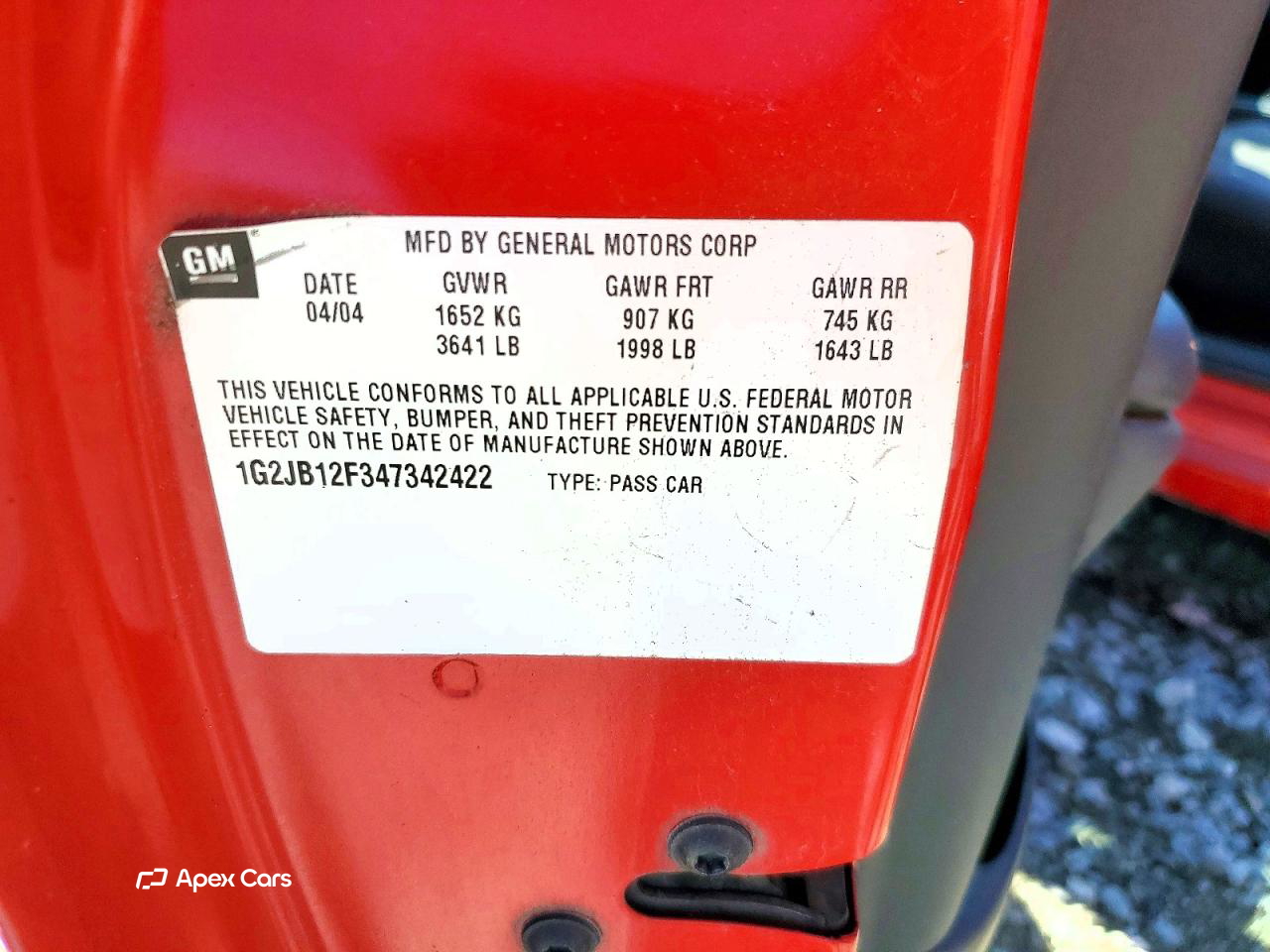 Pontiac Sunfire 2004