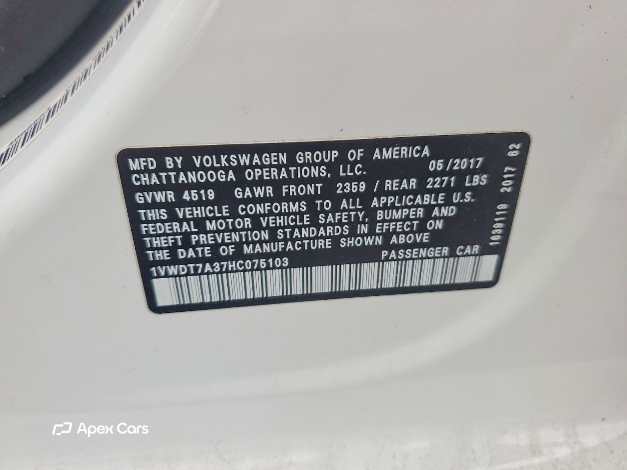 Volkswagen Passat 2017