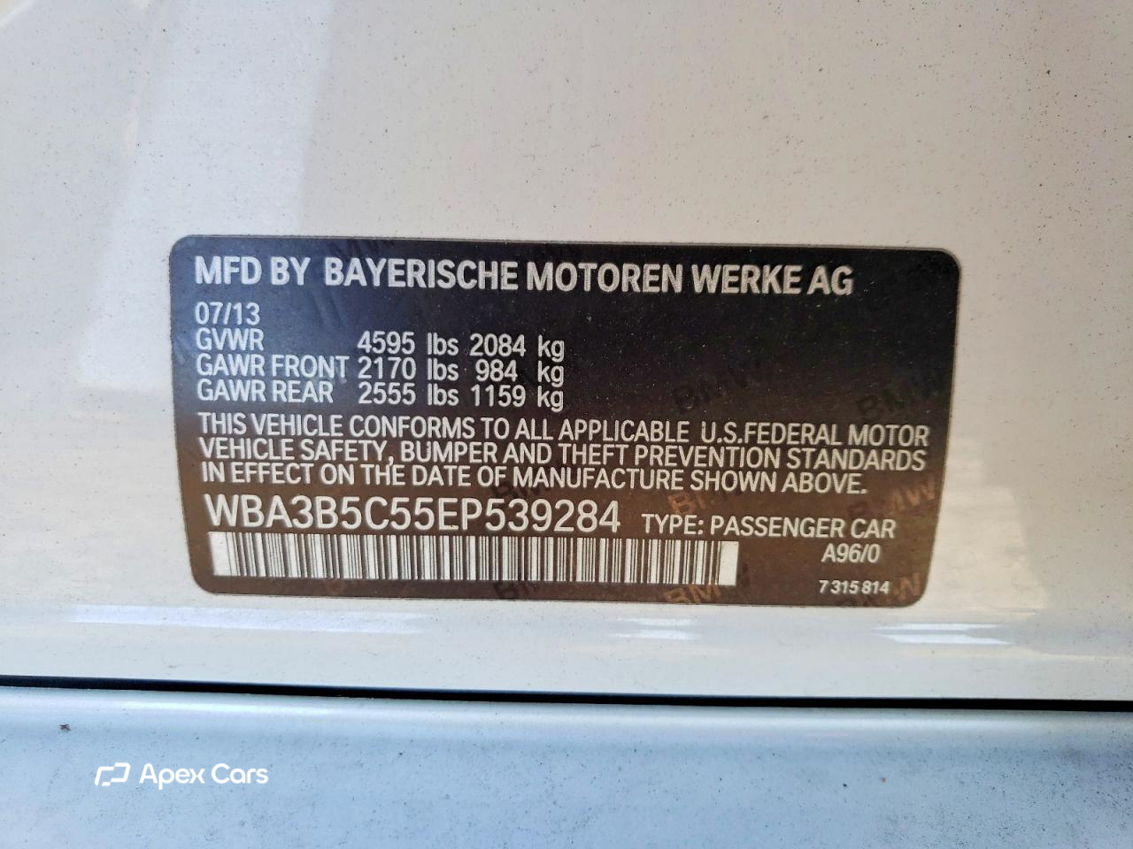 BMW Series 3 2014