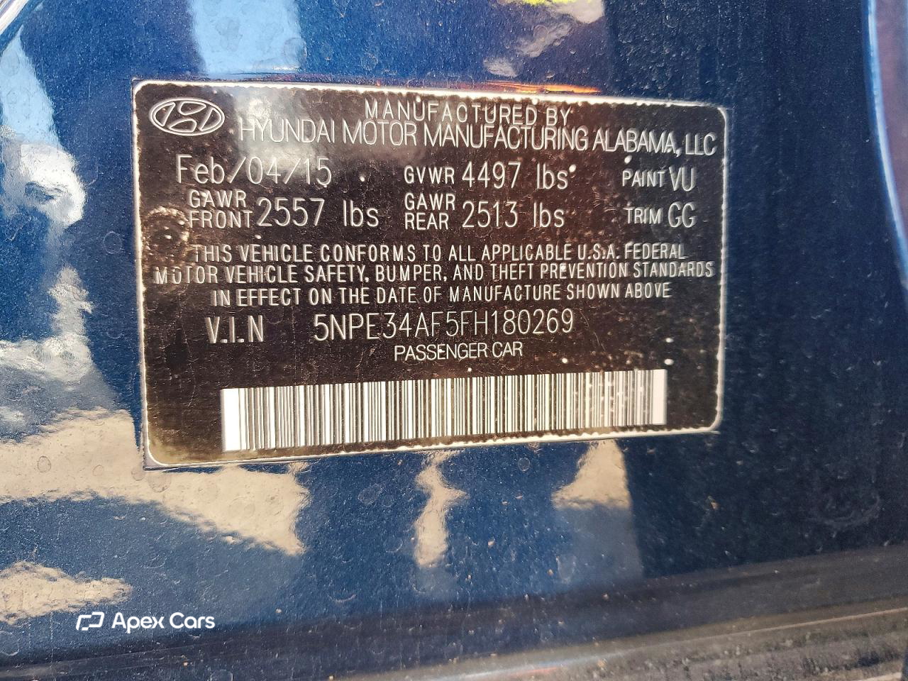 Hyundai Sonata 2015