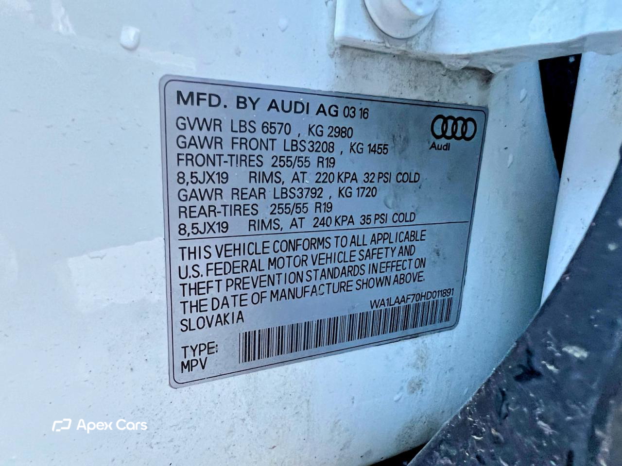 Audi Q7 2017