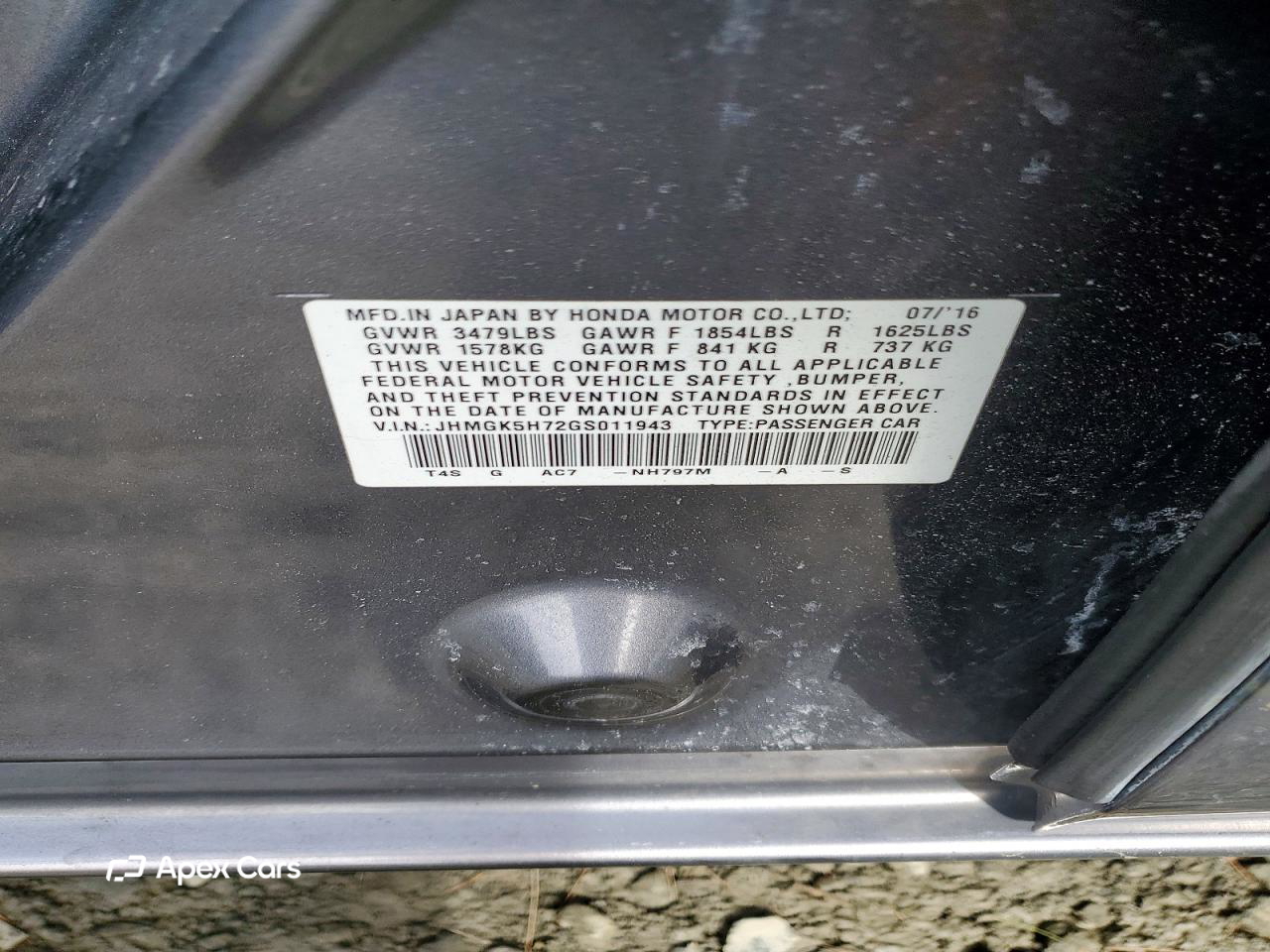 Honda Fit 2016