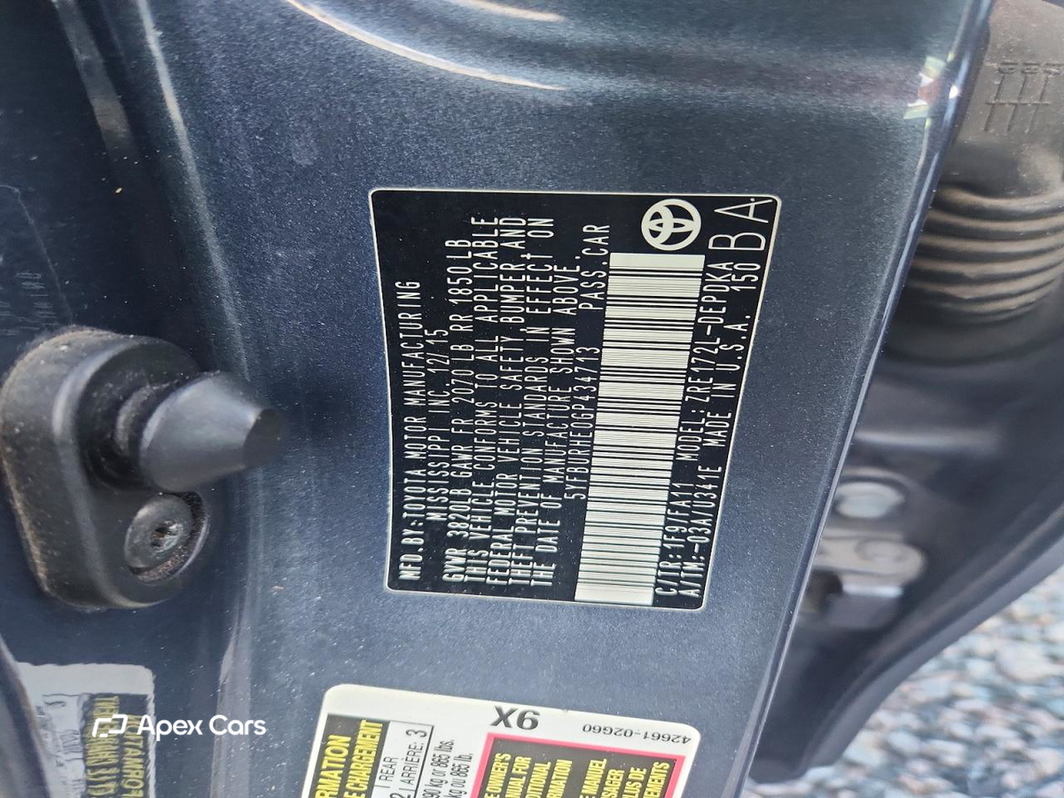 Toyota Corolla 2016