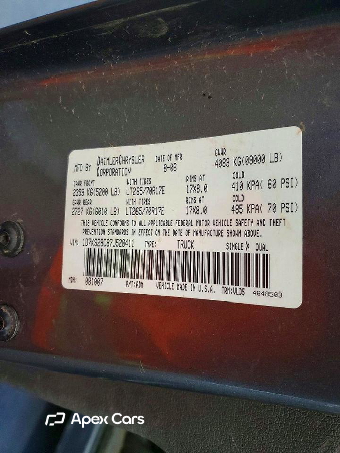 Dodge RAM 2007