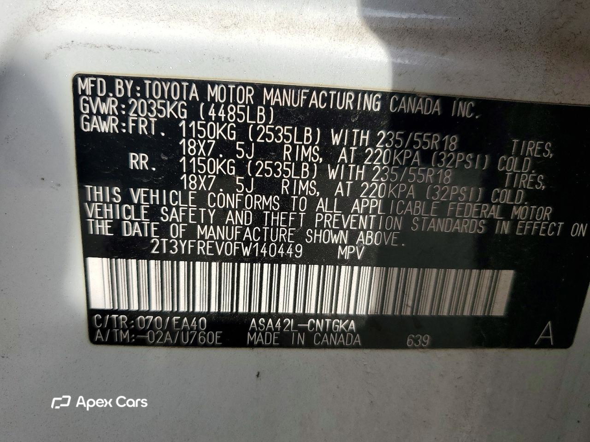 Toyota RAV 4 2015