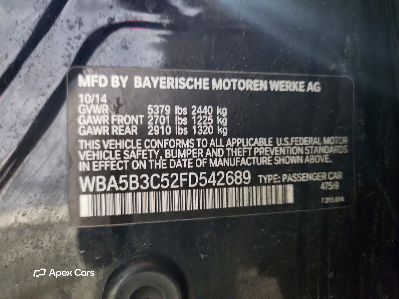 BMW Series 5 2015