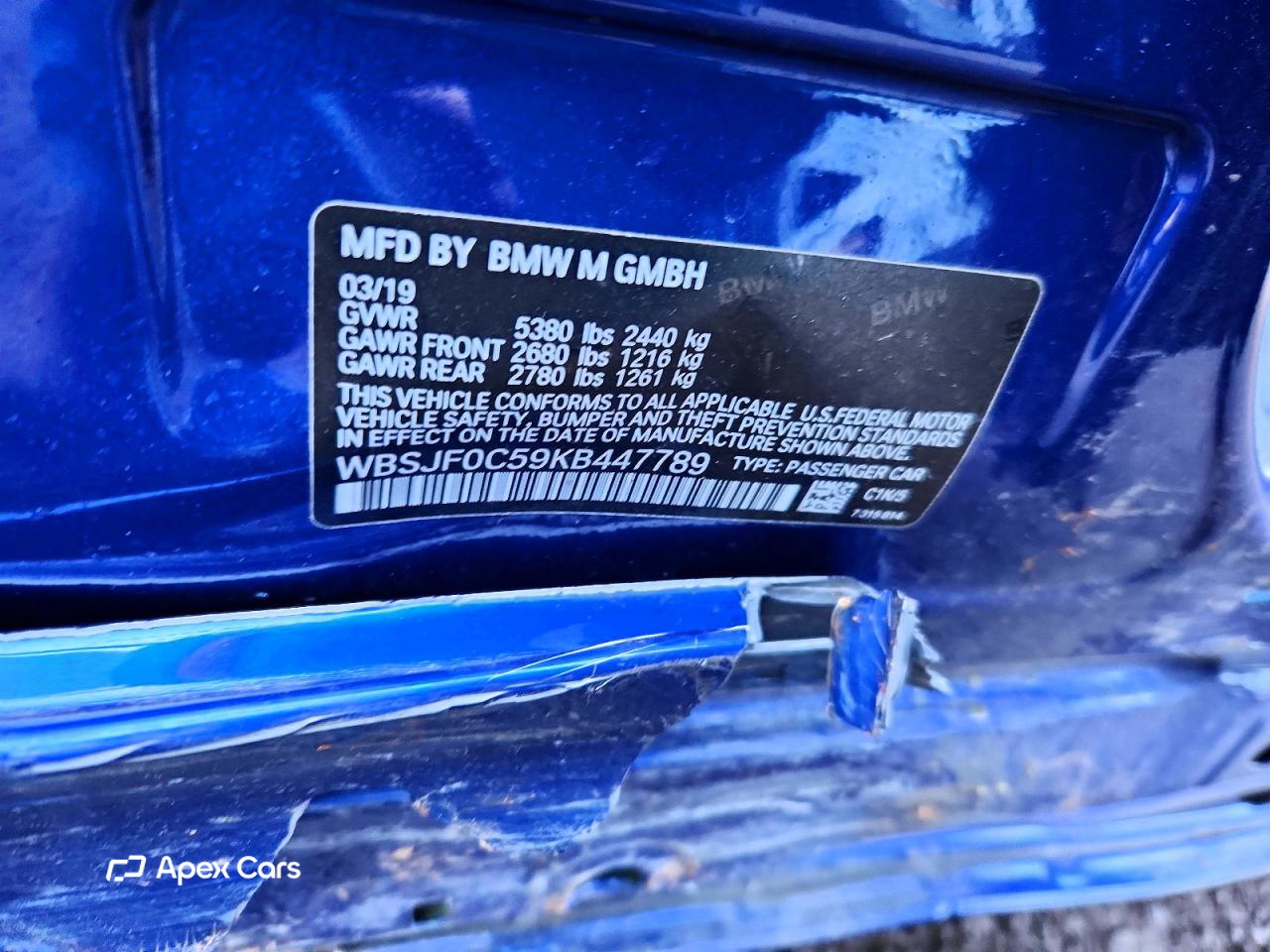 BMW M5 2019