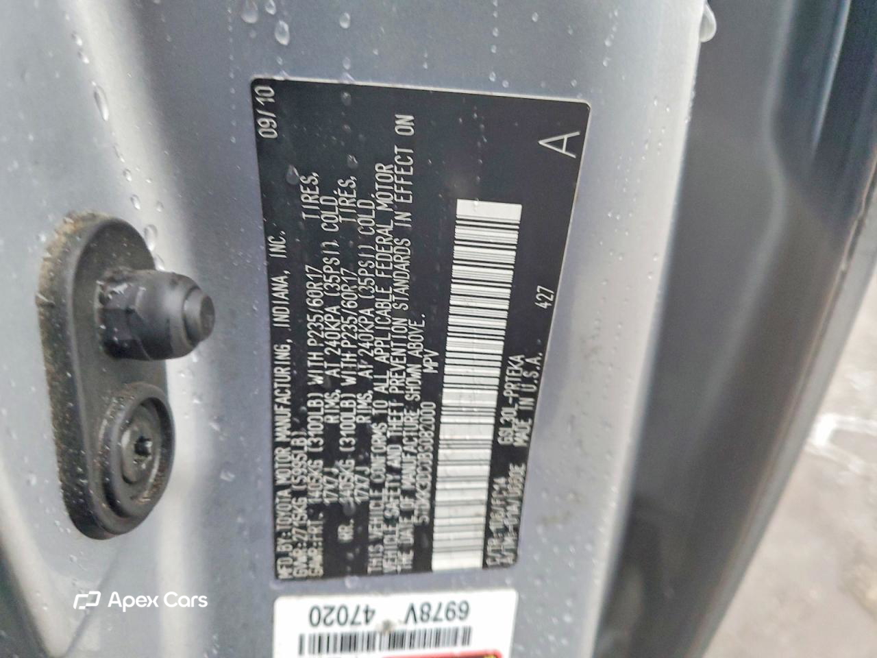 Toyota Sienna 2011