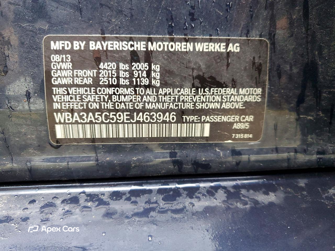 BMW Series 3 2014