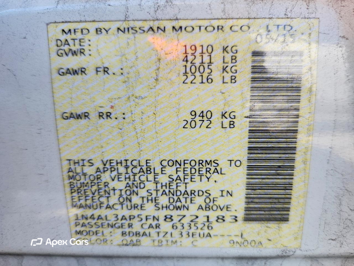 Nissan Altima 2015