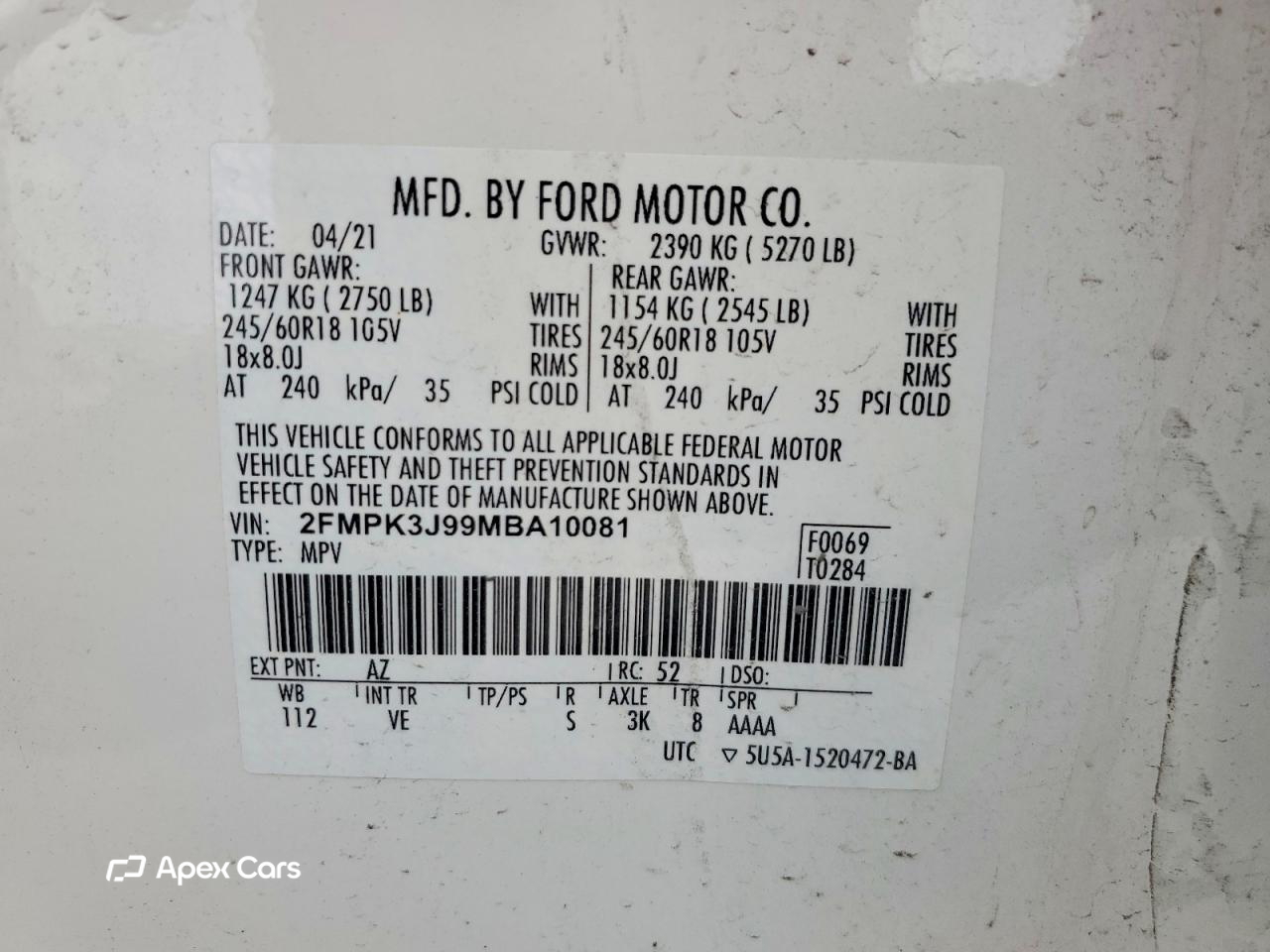 Ford Edge 2021