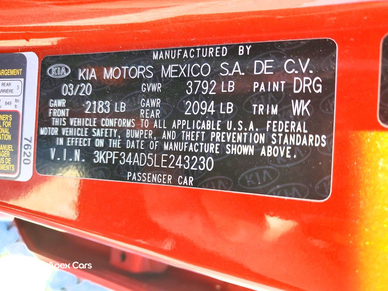 Kia Forte 2020