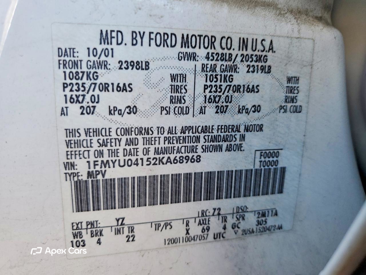 Ford Escape 2002