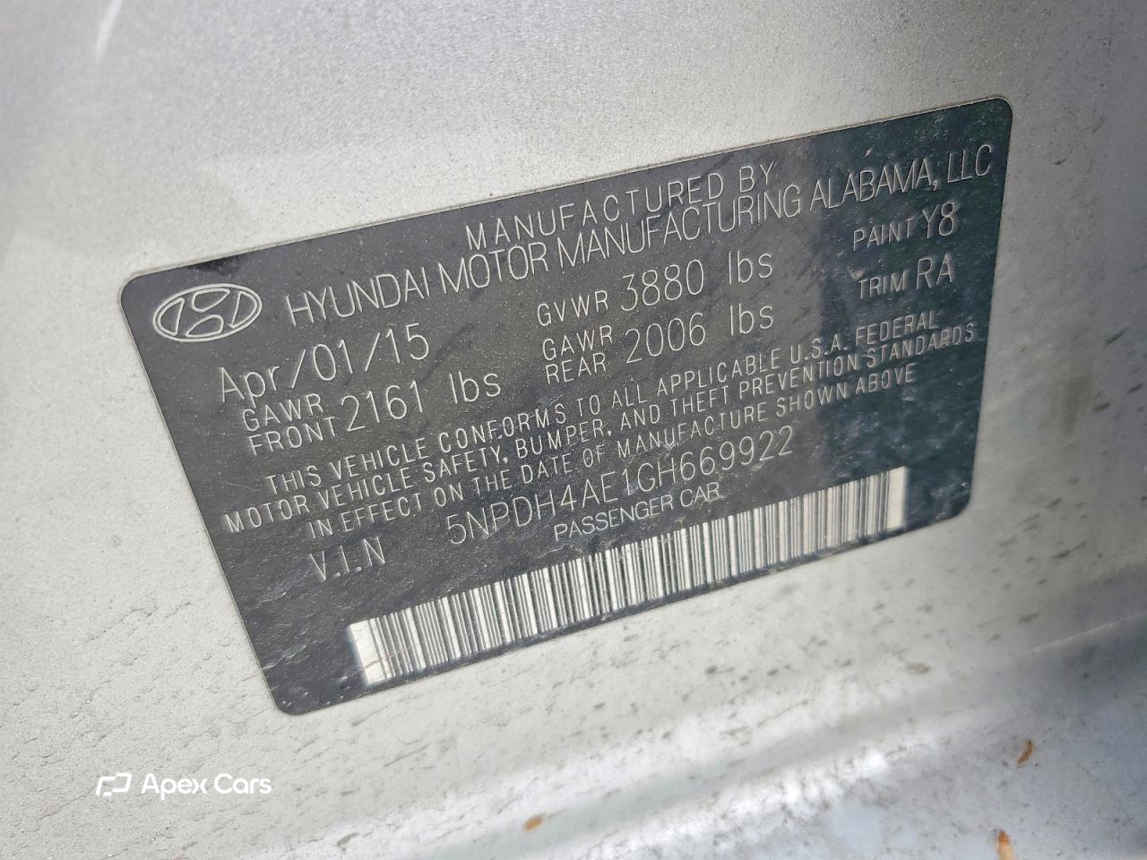 Hyundai Elantra 2016