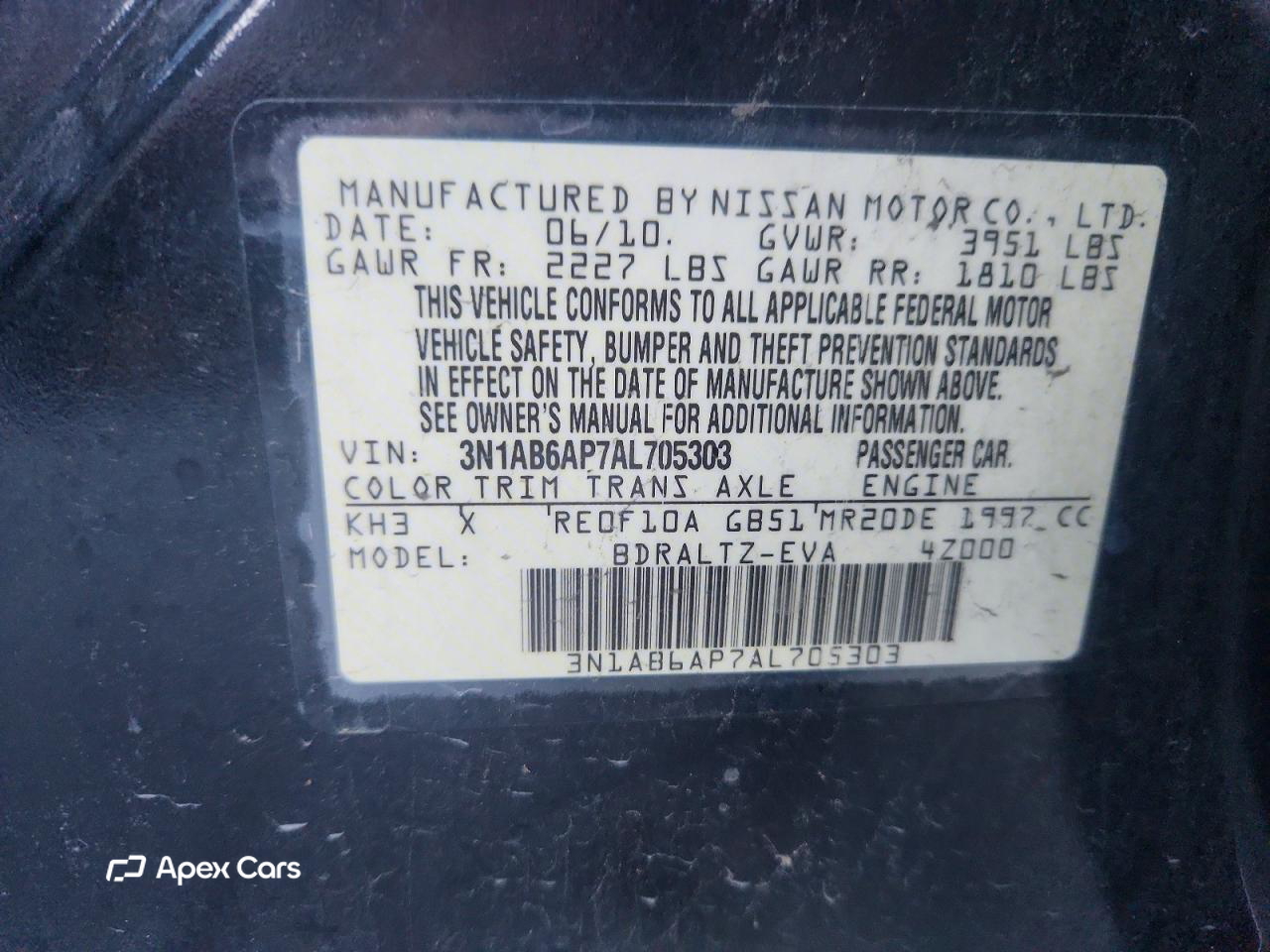 Nissan Sentra 2010