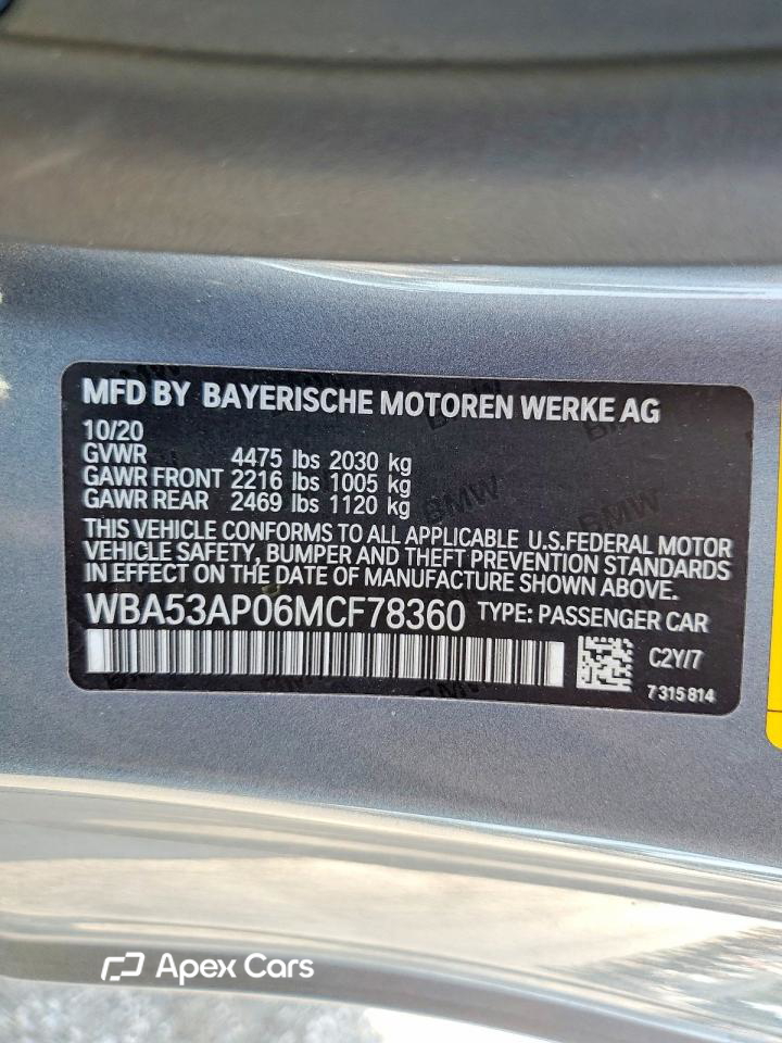 BMW Series 4 2021