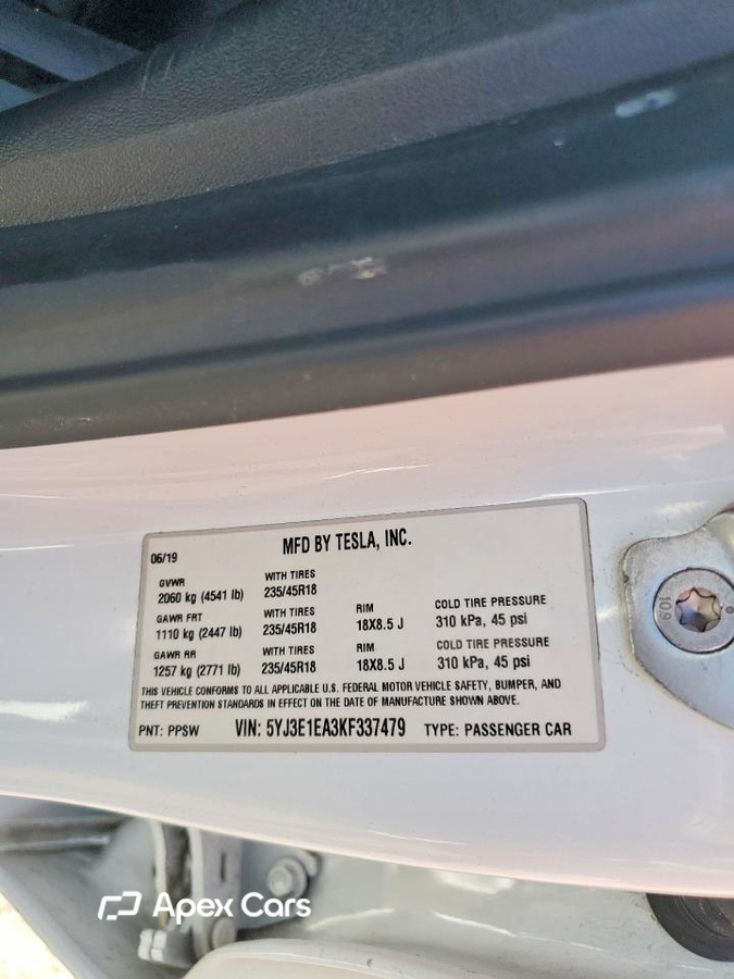 Tesla Model 3 2019