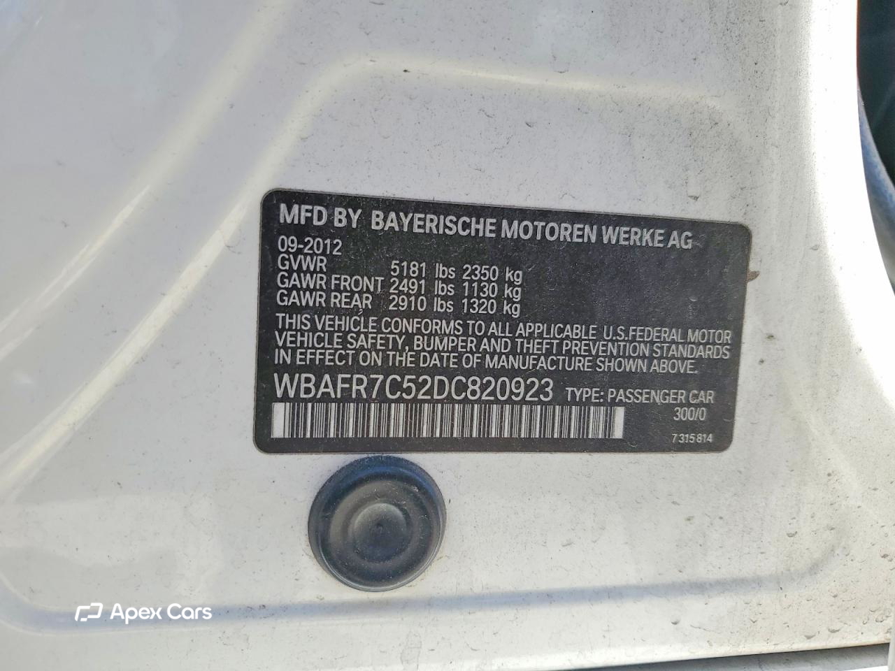 BMW Series 5 2013