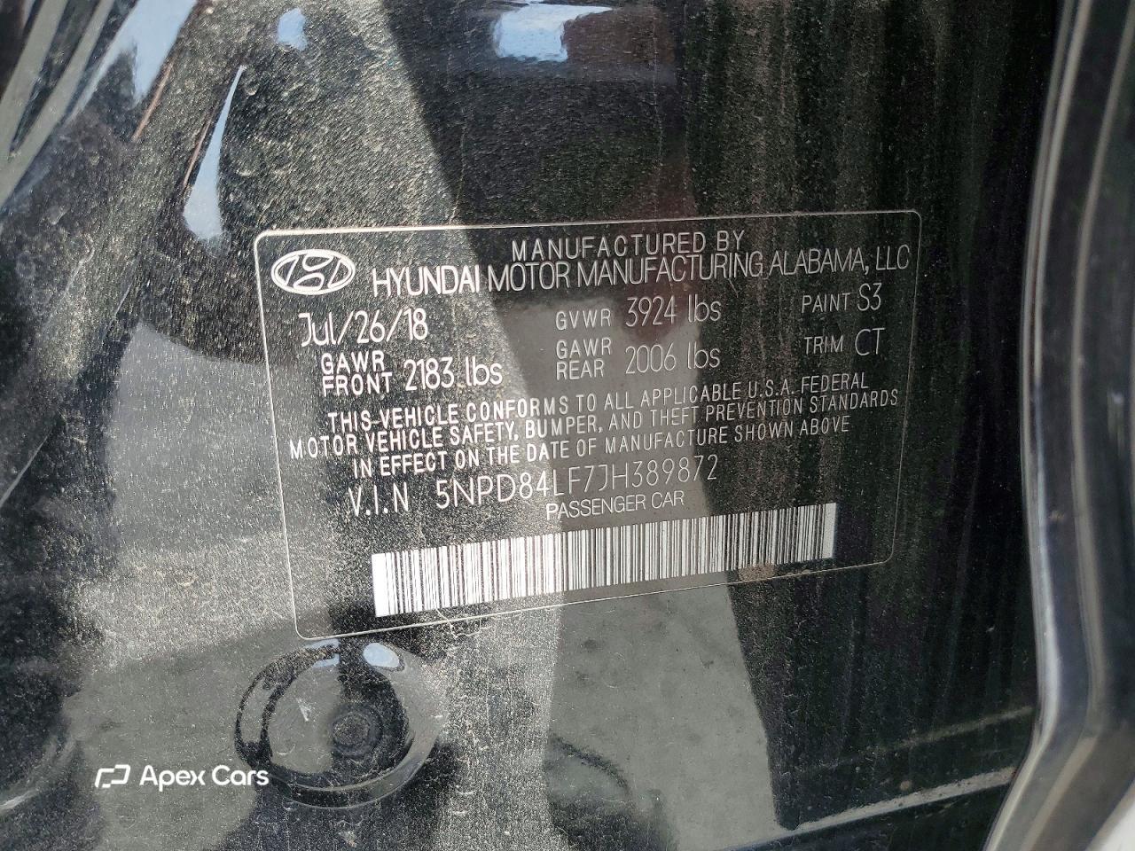 Hyundai Elantra 2018