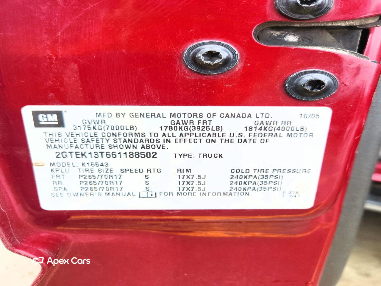 GMC Envoy 2006