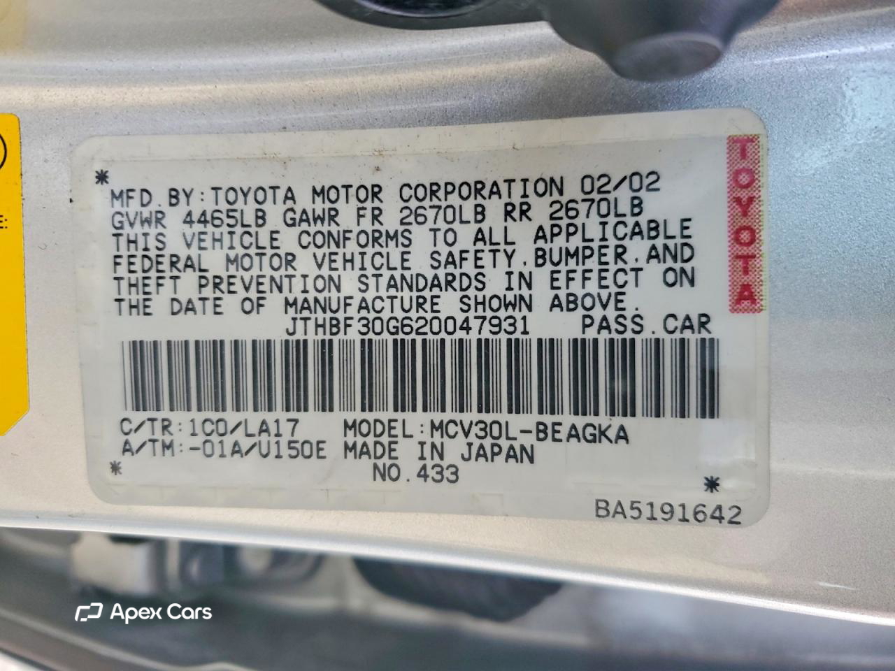 Lexus ES 2002